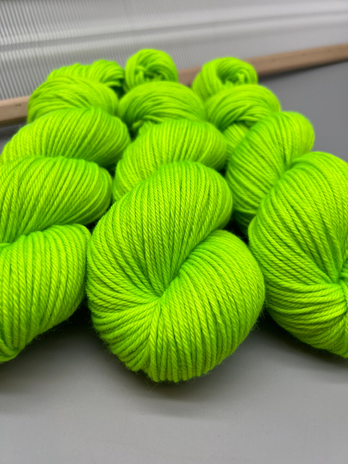 Lime Thread Hand dyed yarn - green yarn - Key Lime - THREADS by megannicole ...