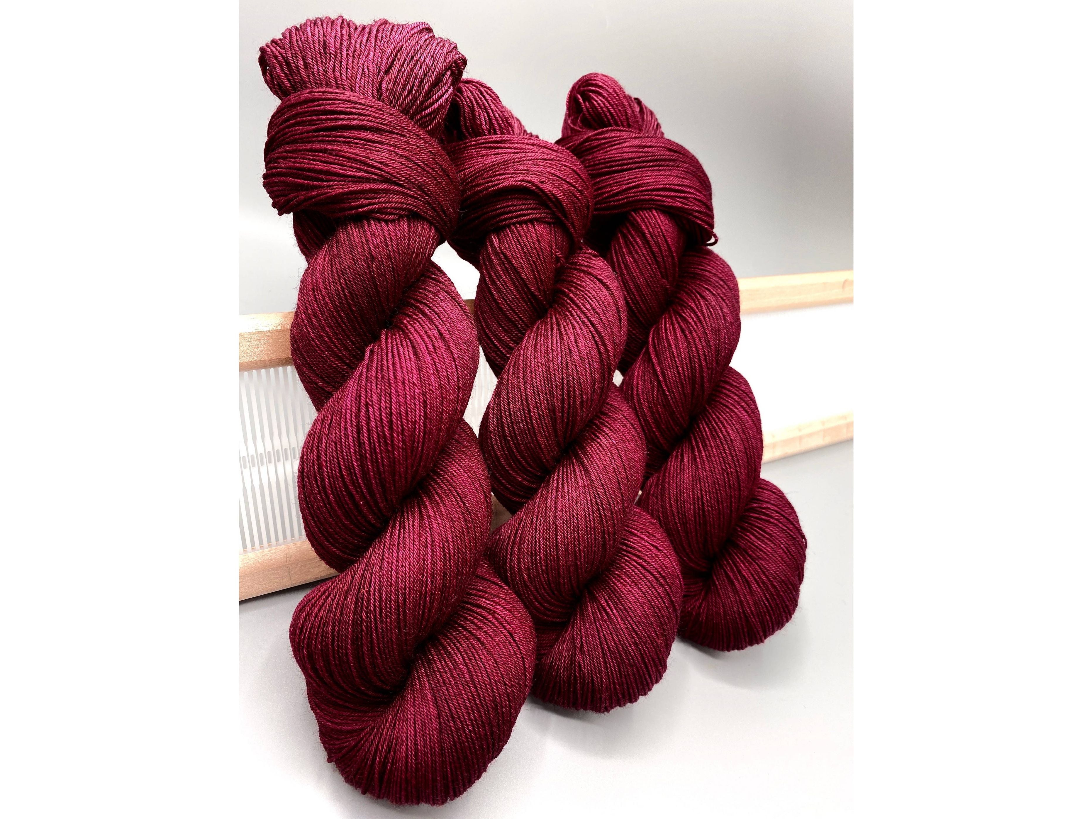 Brown yarn - hand dyed yarn - Bourbon - THREADS by megannicole