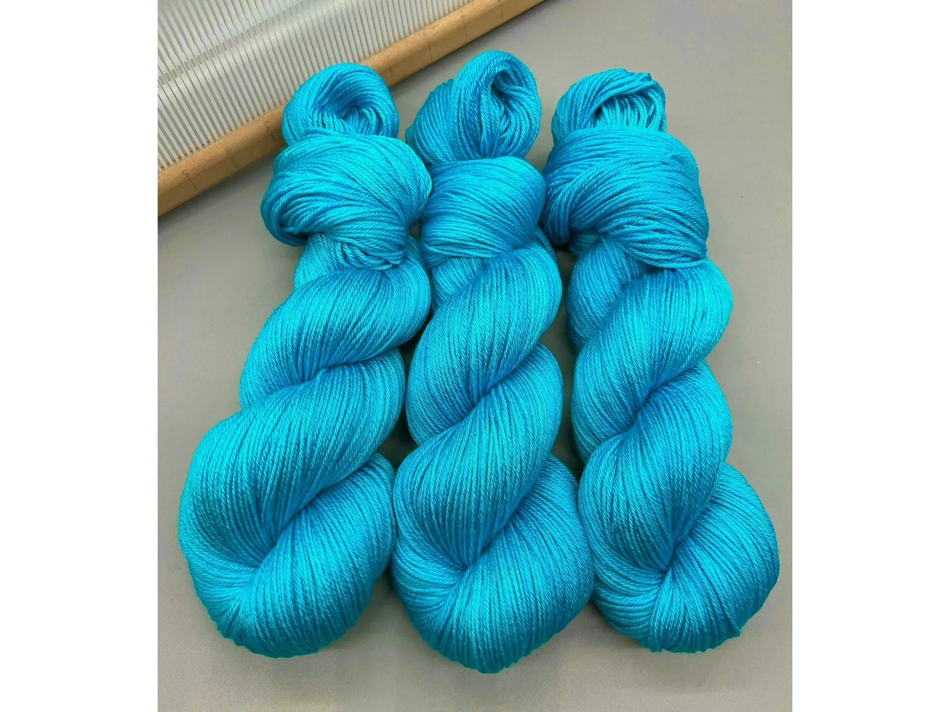 Turqoise Rinata Thread Hand dyed yarn - Turquoise - blue yarn - THREADS by megannicole ...