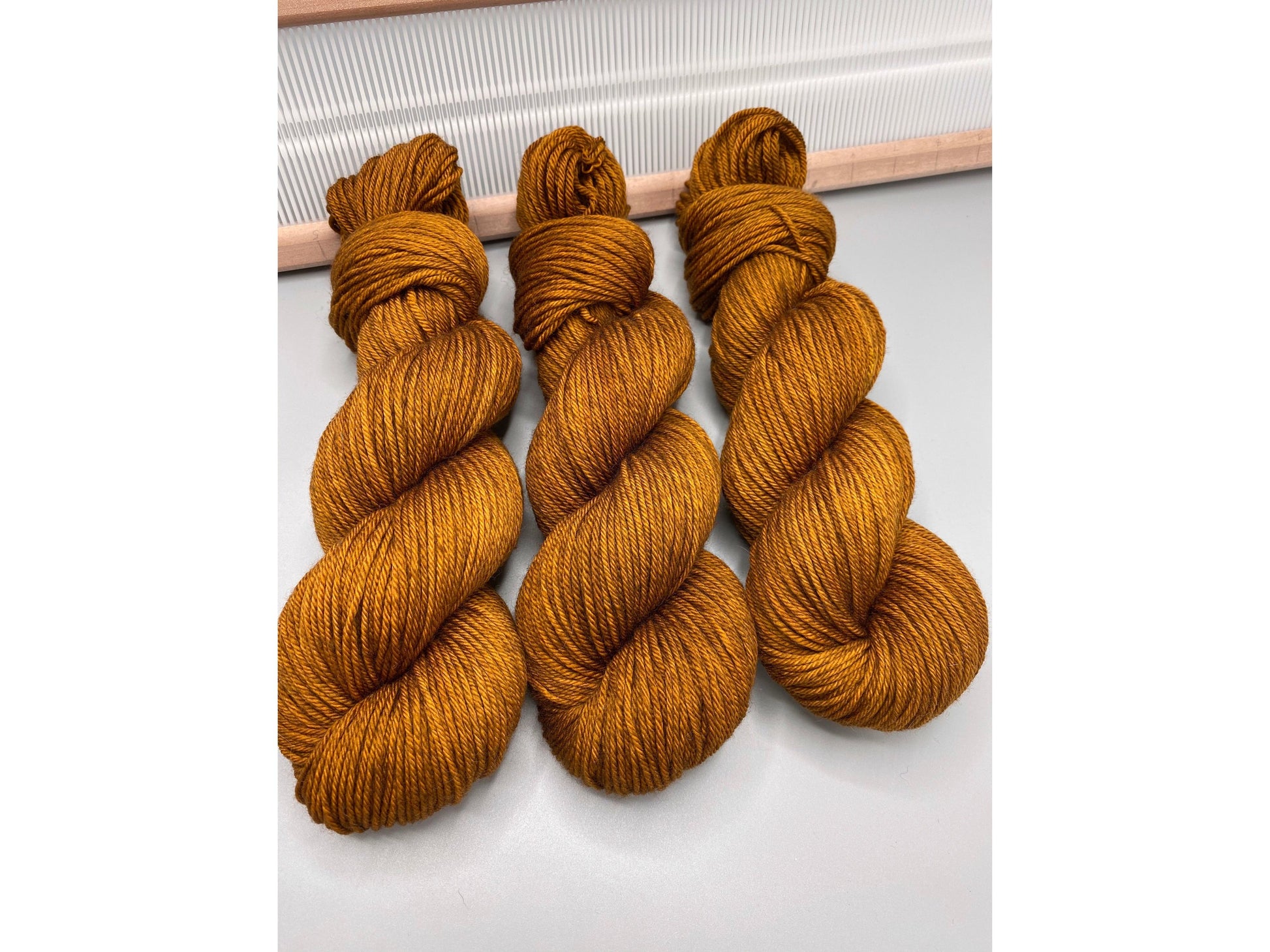 Hand dyed yarn - Toffee - brown yarn - THREADS by megannicole ...
