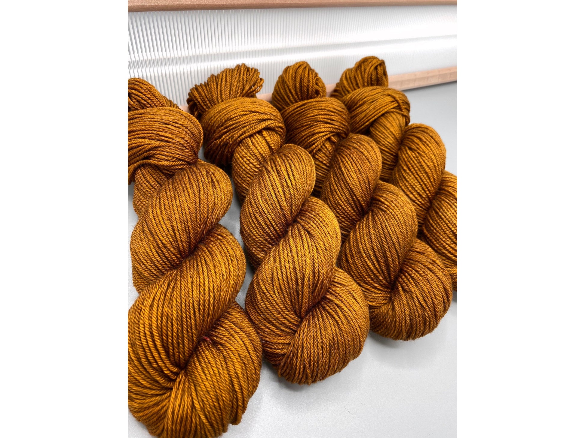 Hand dyed yarn - Toffee - brown yarn - THREADS by megannicole ...